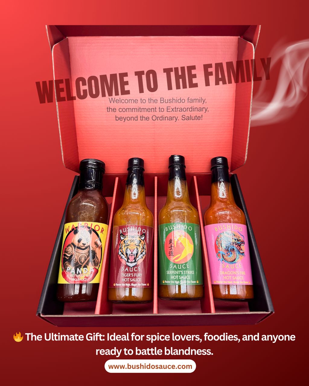 🔥 Bushido Sauce Sample Gift Box (Pre-Order, Free Shipping)
